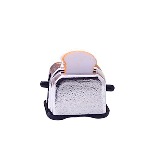 Vaguelly Mini-Brotbackmaschine Mini-Küchenutensilien Mini-Toaster toastwr - Mini Brotbackautomat aus Zinklegierung Modelle kleine Haushaltsgeräte Legierungsverzierung Brotmaschine Zubehör von Vaguelly