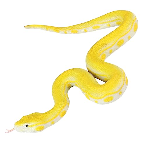 Vaguelly künstliche Schlange für kinderspielzeug Toys for kinderknallzeug spielzeuge Streich Schlange Requisite Schlangenmodell für Yellow Vaguelly künstliche Schlange für kinderspielzeug Toys for kinderknallzeug spielzeuge Streich Schlange Requisite Schlangenmodell für Yellow von Vaguelly