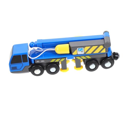 Vaguelly technisches Spielzeugauto für kinderspielzeug baukran Glowing Toys Kunststoffkran игрушки Baufahrzeug LKW- aus Kunststoff Plastik Blue von Vaguelly
