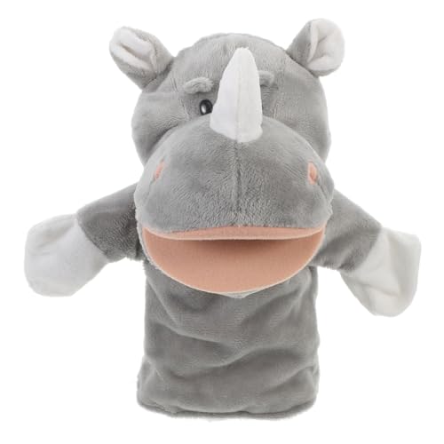 Vaguelly üsch Rhino Handpuppe Interaktive Geschichtenerzähler Handpuppe Für Niedliches Rhinozeros Perfekt Für Rollenspiele Und Kreatives von Vaguelly