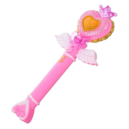 Vaguelly verkleidung Kinderkleider Costumes Fancy Dress Costume Neonlicht Herz leuchtender Zauberstab leuchtender Zauberstab zum Geburtstag Plastik Rosa von Vaguelly