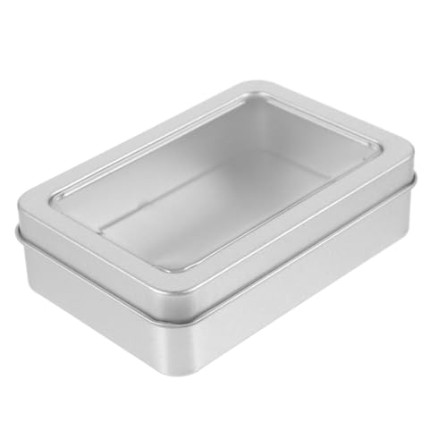 Vaguelly zuverlässiger Würfelhalter Würfelkasten zu Hause Spülmaschine Shaker Fall Raumspender Storage Boxes aufbwahrungs-Box Tragbarer Würfelkoffer Würfelbehälter aus Eisen Schaum Silver von Vaguelly