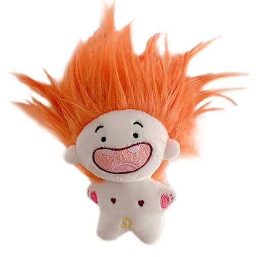 VaiKanhai Cute Twelve Signs Funny Toothless Doll Keychain Not Does It Have A Cute And Interesting Appearance You Can Also Design The Doll's Hairstyle According To Your Preferenc Plüschtier (Orange, C) von VaiKanhai