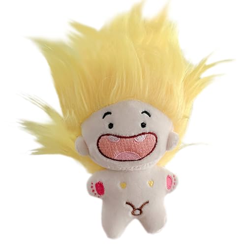 VaiKanhai Cute Twelve Signs Funny Toothless Doll Keychain Not Does It Have A Cute And Interesting Appearance You Can Also Design The Doll's Hairstyle According To Your Preferenc Plüschtier (Yellow, C) VaiKanhai Cute Twelve Signs Funny Toothless Doll Keychain Not Does It Have A Cute And Interesting Appearance You Can Also Design The Doll's Hairstyle According To Your Preferenc Plüschtier (Yellow, C) von VaiKanhai