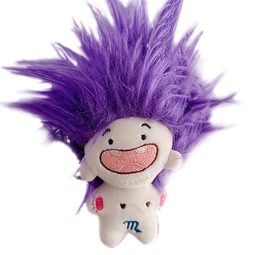 VaiKanhai Cute Twelve Signs Funny Toothless Doll Keychain Not Does It Have A Cute and Interesting Appearance You Can Also Design The Doll's Hairstyle According to Your Preferenc Plüschtier (PP2, C) von VaiKanhai