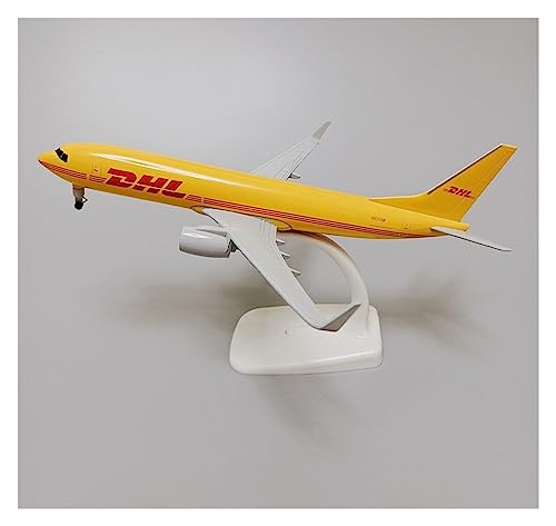 Flugzeuge Outdoor Toy Für AIR DHL Airlines Boeing 737 757 B737 B757 Airways Diecast Flugzeug Modell Flugzeug W Räder Fahrwerke Flugzeug Spielzeug (Größe : 20 cm) von VaizA
