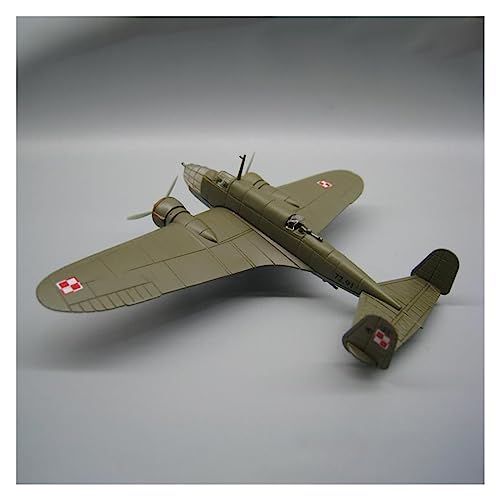 VaizA Flugzeuge Outdoor Toy 1/144 Classic Für WWII Bomber Modell Polen PZL P-37 Flugzeug Flugzeug Kämpfer Modelle F Display Show Collections von VaizA
