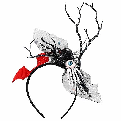 Vakkery LED Halloween Geweih Haarreif Leuchtende Kürbis Stirnband Kopfschmuck Halloween Party Karneval Festival Haarschmuck für Damen Vakkery LED Halloween Geweih Haarreif Leuchtende Kürbis Stirnband Kopfschmuck Halloween Party Karneval Festival Haarschmuck für Damen von Vakkery
