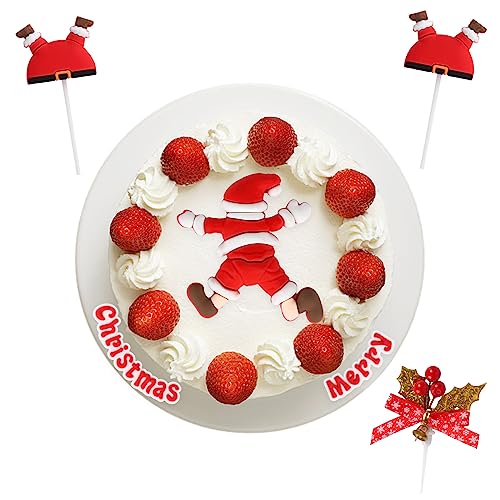 5 Stück Weihnachts Kuchendekorationen Santas Tortenaufsätze, Merry Christmas Deko Figuren, Mehrzweck Dekoration Tumbling Santa Weihnachtskuchen Topper 5 Stück Weihnachts Kuchendekorationen Santas Tortenaufsätze, Merry Christmas Deko Figuren, Mehrzweck Dekoration Tumbling Santa Weihnachtskuchen Topper von Valicaer