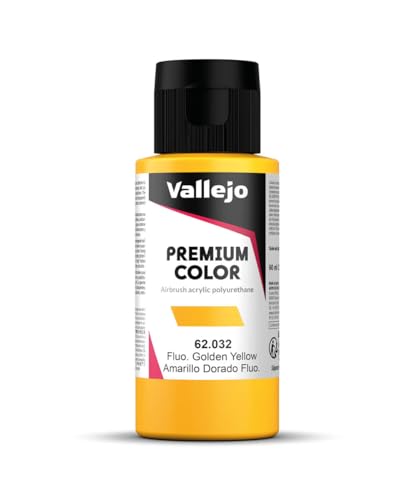 62032 Vallejo Premium RC Golden Yellow Fluo 60ml von Vallejo