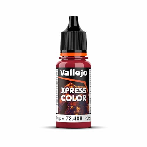 Vallejo Xpress Color Kardinalviolett, 18 ml, schnelles Auftragen und Trocknen, lebendige und gesättigte Töne, lässt Farben leicht über die Miniaturoberfläche fließen Vallejo Xpress Color Kardinalviolett, 18 ml, schnelles Auftragen und Trocknen, lebendige und gesättigte Töne, lässt Farben leicht über die Miniaturoberfläche fließen von Vallejo