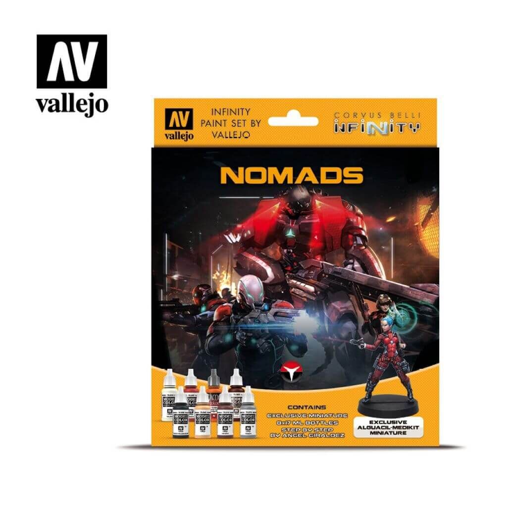 'Infinity Nomads Exclusive Miniature Paint Set' von Vallejo