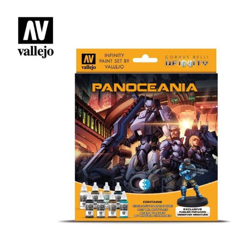 'Infinity Panoceania Exclusive Miniature Paint Set' von Vallejo