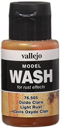 Acrylicos Vallejo 35 ml Light Rust Wash Modellwaschfarbe von Vallejo
