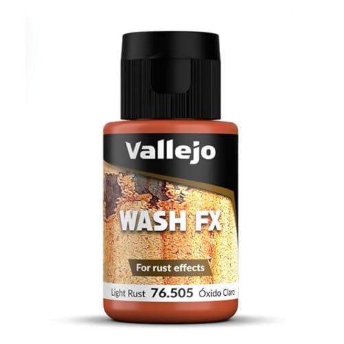 Acrylicos Vallejo 35 ml Light Rust Wash Modellwaschfarbe von Vallejo