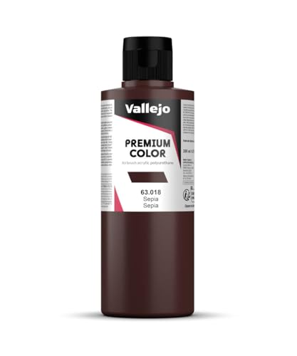 Vallejo 063018 Sepia-Schwarz, Matt, 200 ml, 0 von Vallejo