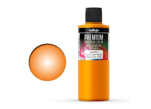 Vallejo 063072 Candy-Dunkelgelb, 200 ml von Vallejo