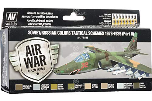 Vallejo 071608 AV Model Air Set-Soviet Schemes Pt.II 1978-89 Modellbaufarbe, Farbig, 17 ml Vallejo 071608 AV Model Air Set-Soviet Schemes Pt.II 1978-89 Modellbaufarbe, Farbig, 17 ml von Vallejo