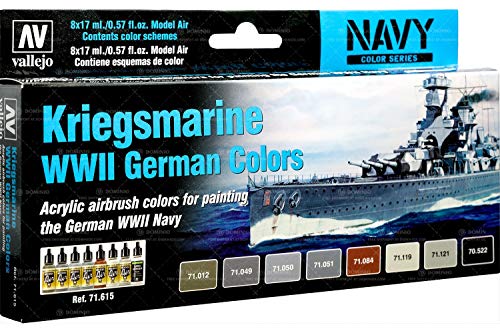 Farb-Set, Kriegsmarine WWII Farb-Set, Kriegsmarine WWII von Vallejo