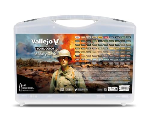Vallejo - Model Color Militär-Set im Koffer, 80 x 18 ml - Modellbau-Farben Vallejo - Model Color Militär-Set im Koffer, 80 x 18 ml - Modellbau-Farben von Vallejo