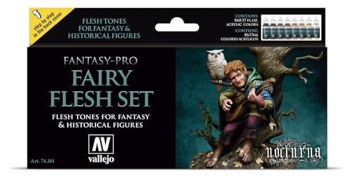 Vallejo 774101 Farb-Set Fairy Flesh, 8 x 17 ml von Vallejo