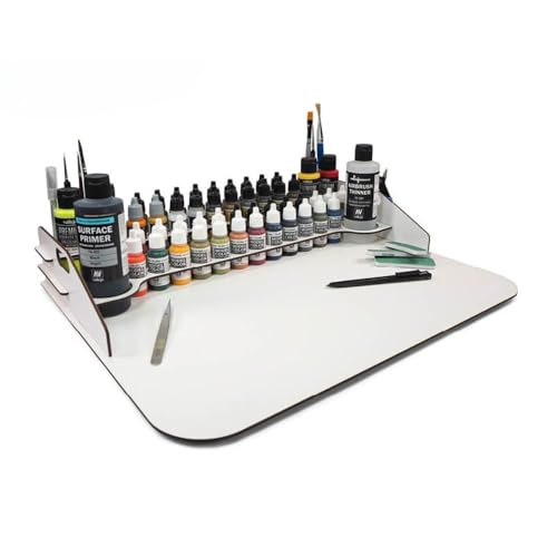 Vallejo - Farbständer mit Arbeitsplatte, 50 x 37 cm - Plastikmodellbau, Werkzeug, Zubehör Vallejo - Farbständer mit Arbeitsplatte, 50 x 37 cm - Plastikmodellbau, Werkzeug, Zubehör von Vallejo