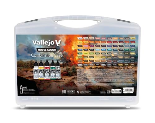 Vallejo - Model Color Kombi-Set im Koffer, 80 x 18 ml - Modellbau-Farben Vallejo - Model Color Kombi-Set im Koffer, 80 x 18 ml - Modellbau-Farben von Vallejo