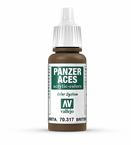 Vallejo Panzer Aces Acrylfarbe, 17 ml British Tank Crew Vallejo Panzer Aces Acrylfarbe, 17 ml British Tank Crew von Vallejo