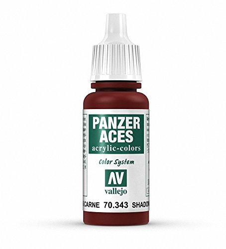 Vallejo Panzer Aces Acrylfarbe, 17 ml Shadows Flesh von Vallejo