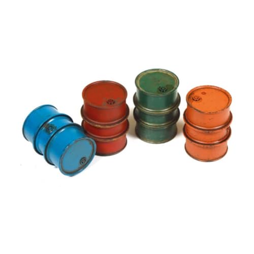 Vallejo SC203 1/35 Zivile Benzinfässer, 4 Stück Modellbausatz, verschieden von Vallejo