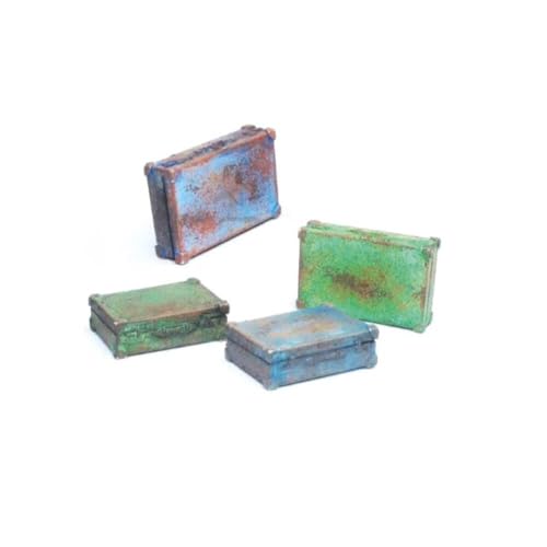 Vallejo SC226 1/35 Metallkoffer, 4 Stück Modellbausatz, verschieden Vallejo SC226 1/35 Metallkoffer, 4 Stück Modellbausatz, verschieden von Vallejo
