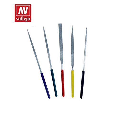 Vallejo Mini-Diamantfeilen, 5 Stück von Vallejo