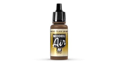 Vallejo VAL71418 Model Air 17ml-IJN Medium Brown Vallejo VAL71418 Model Air 17ml-IJN Medium Brown von Vallejo