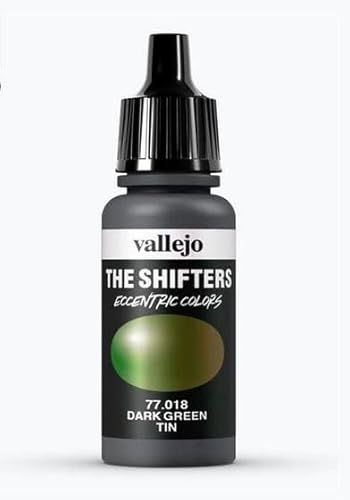 Vallejo VAL77018 Exzenterfarben, 17 ml, Dunkelgrün von Vallejo