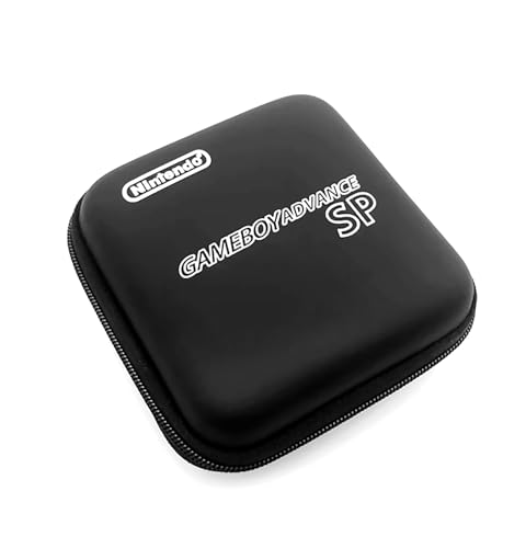 GBASP Tragetasche für Gameboy Advance GBA SP Handkonsole mit Kristallschale, tragbar, stoßfest, EVA-Schutz, Schwarz, Zubehör von Valley Of The Sun