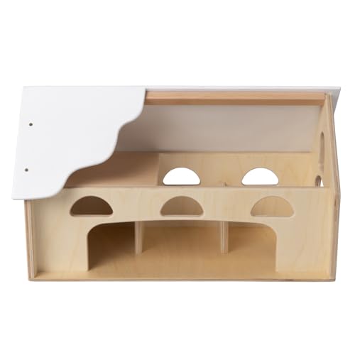 Van Dijk Toys Bauernhof - Natur mit Weiß (Kita-Qualität) von Van Dijk Toys
