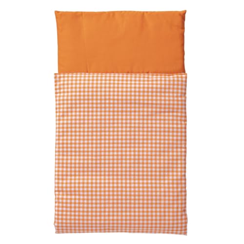 Van Dijk Toys Poppenbed bekleding - Oranje geruit Van Dijk Toys Poppenbed bekleding - Oranje geruit von Van Dijk Toys