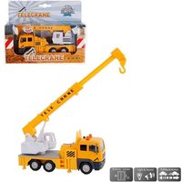 LKW Teleskopkran Kids Globe mit Licht und Sound 15cm Friktion von Van Manen's