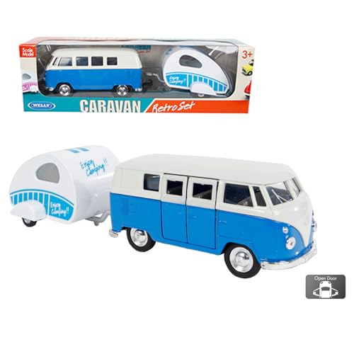 Van Manen Caravan Retro Set VW Bus von Van Manen