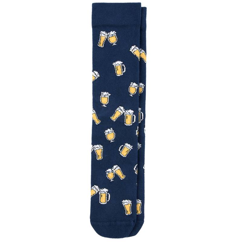1 Paar Herren Socken mit Bier-Motiv allover von VanVaan