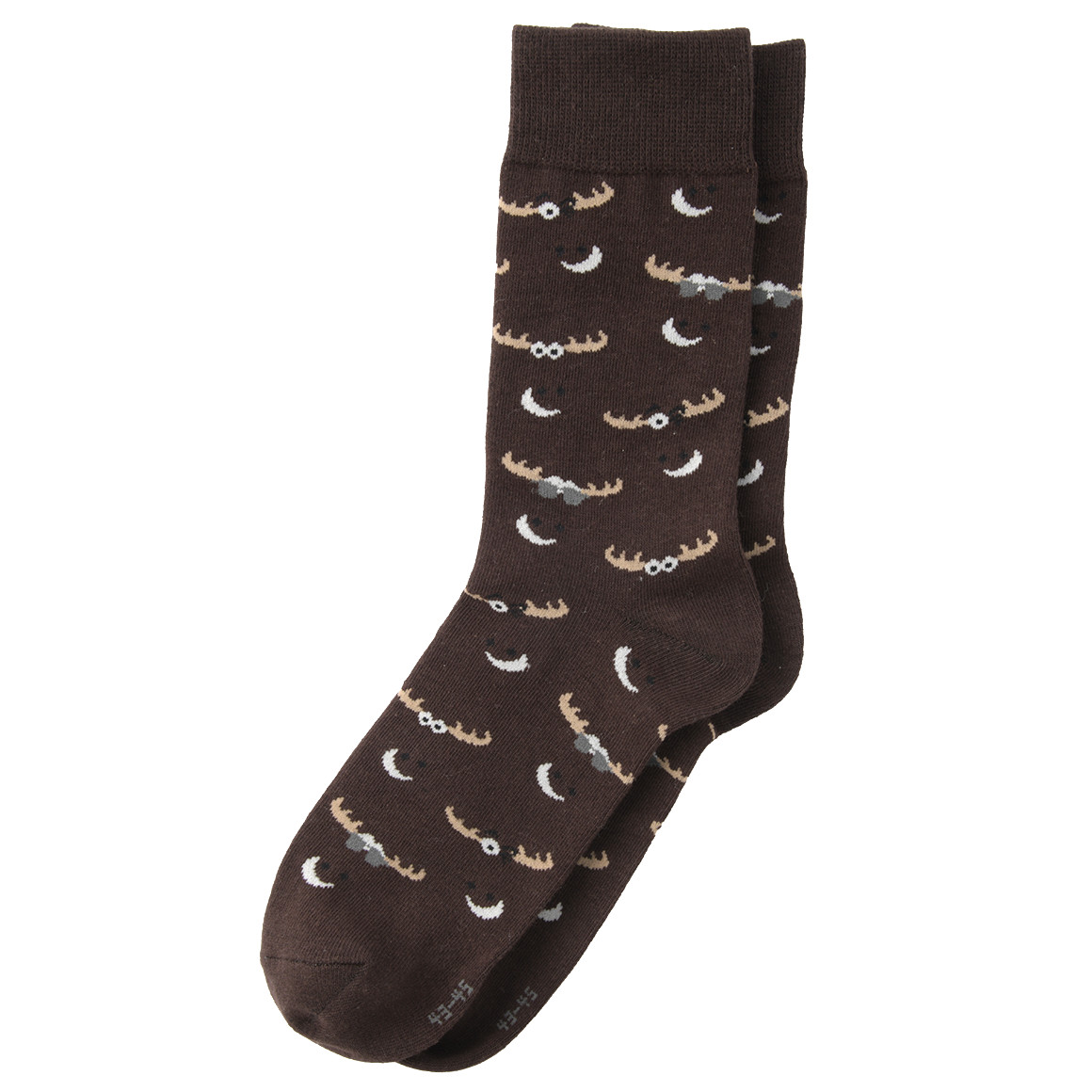 1 Paar Herren Socken mit Elch-Motiven 1 Paar Herren Socken mit Elch-Motiven von VanVaan