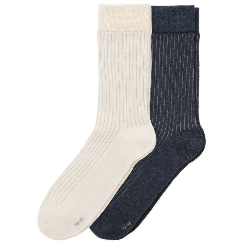 2 Paar Herren Socken mit Rippe 2 Paar Herren Socken mit Rippe von VanVaan