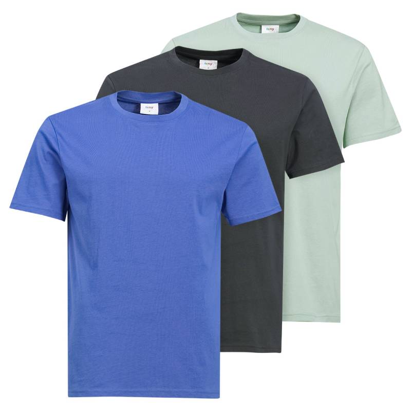 3 Herren T-Shirts im Basic-Look 3 Herren T-Shirts im Basic-Look von VanVaan