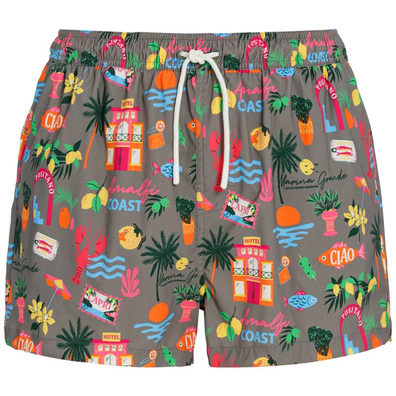 Herren Badeshorts mit Allover-Muster von VanVaan