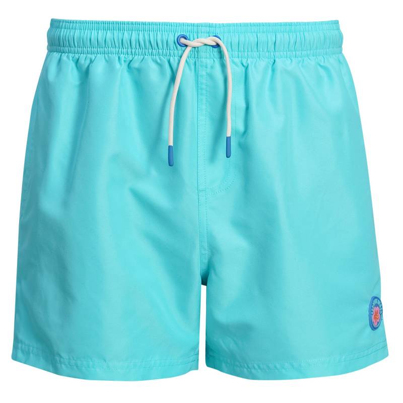 Herren Badeshorts mit gummierter Applikation von VanVaan