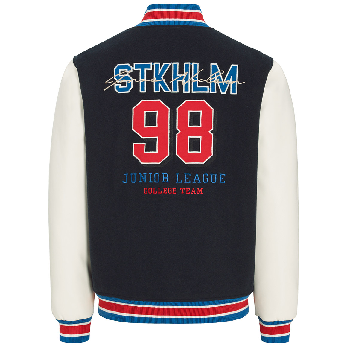 Herren Collegejacke mit Backprint Herren Collegejacke mit Backprint von VanVaan