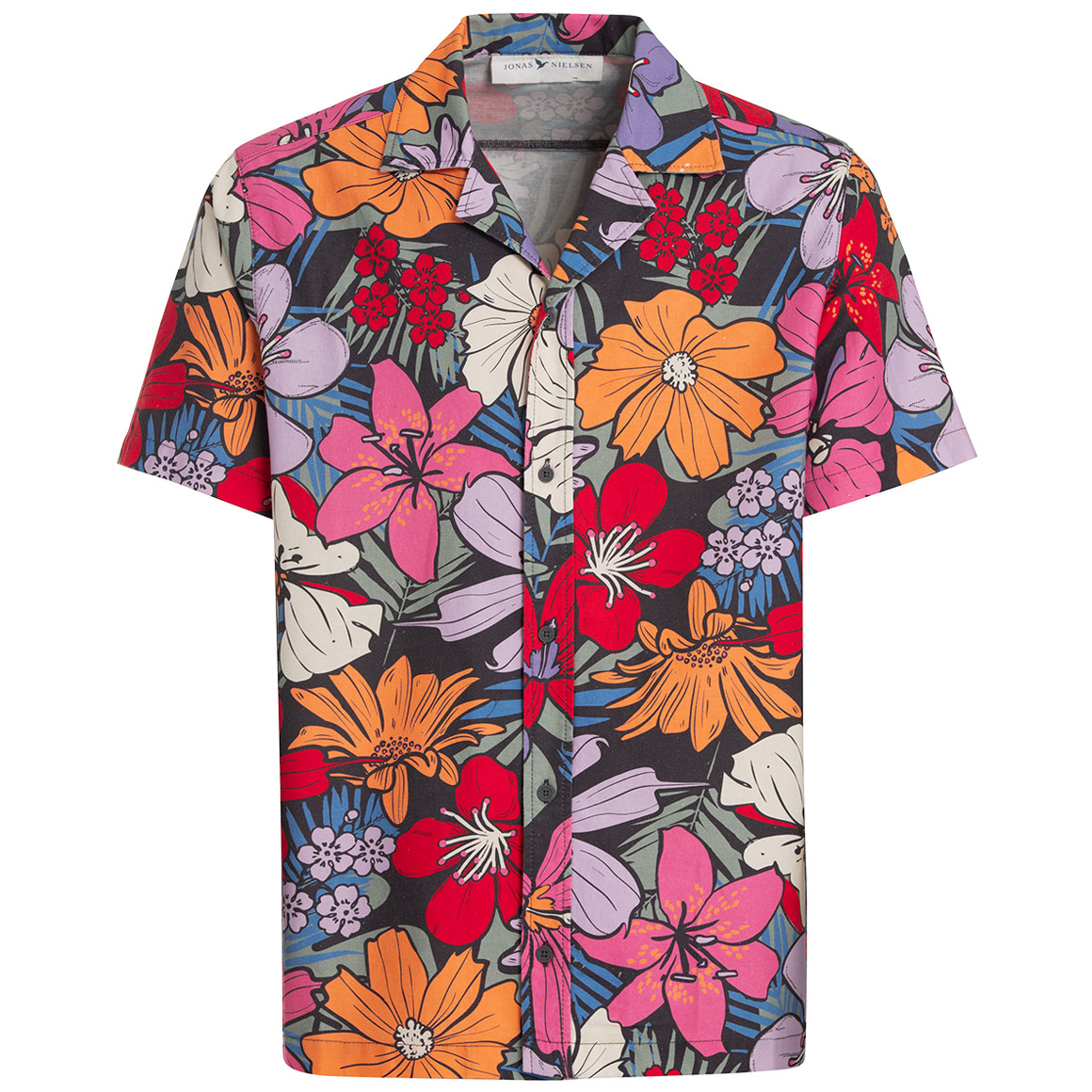 Herren Hawaiihemd mit Blumen-Dessin von VanVaan