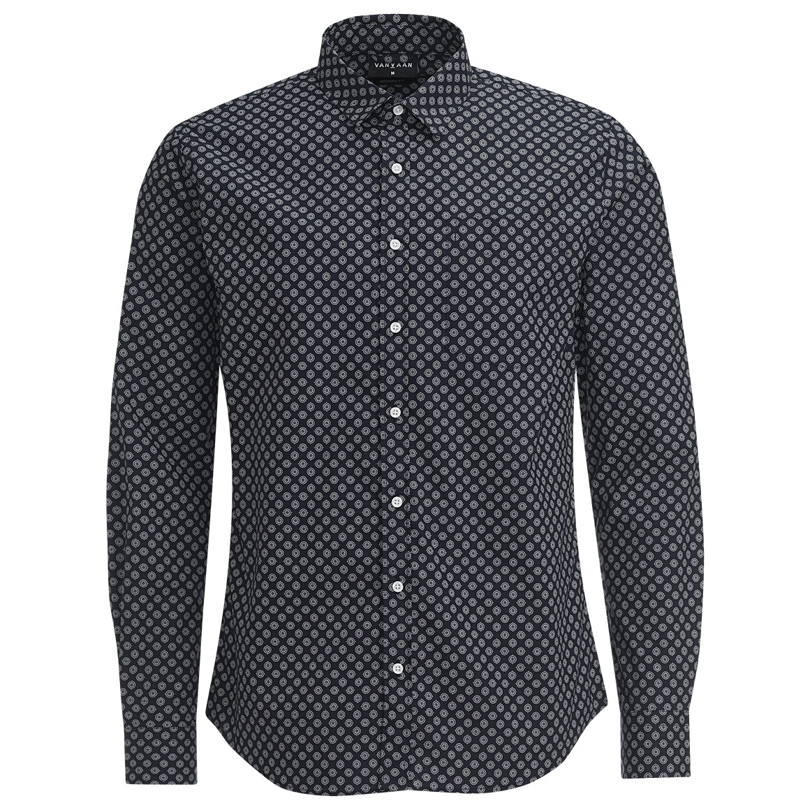Herren Hemd mit Allover-Muster von VanVaan