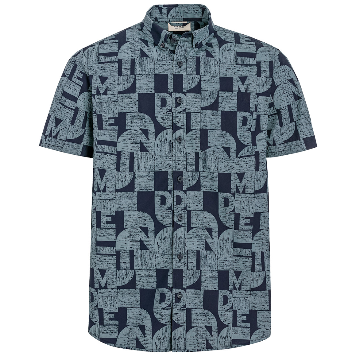 Herren Hemd mit Allover-Muster Herren Hemd mit Allover-Muster von VanVaan