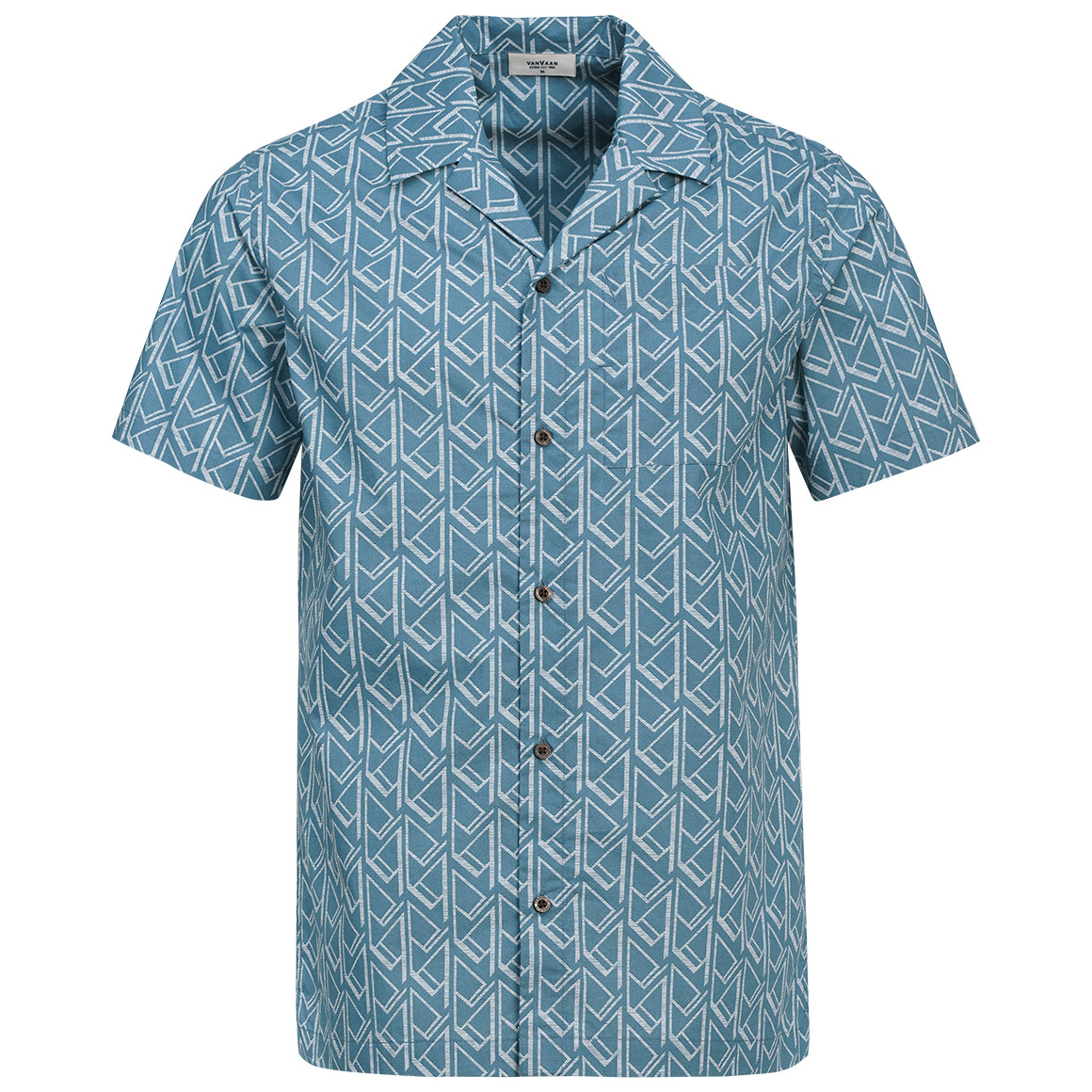 Herren Hemd mit Allover-Print von VanVaan